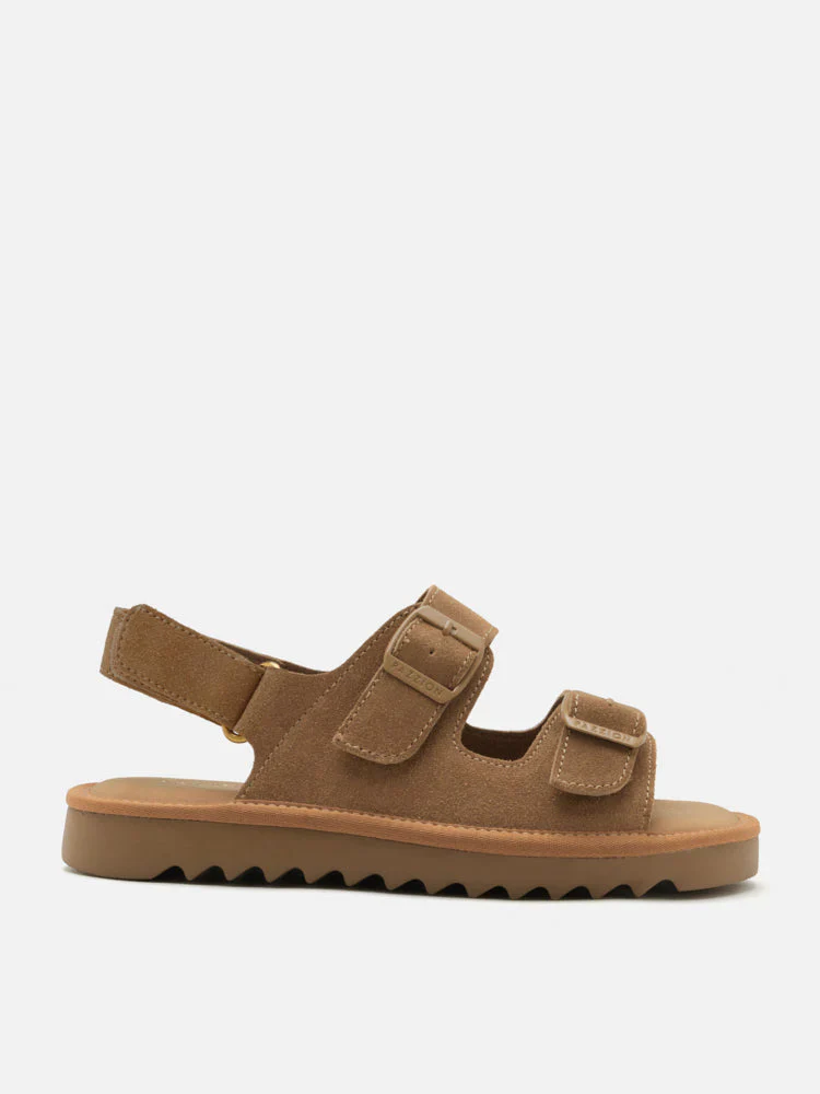 Oriolle Suede Platform Slingback Sandals - Image 11