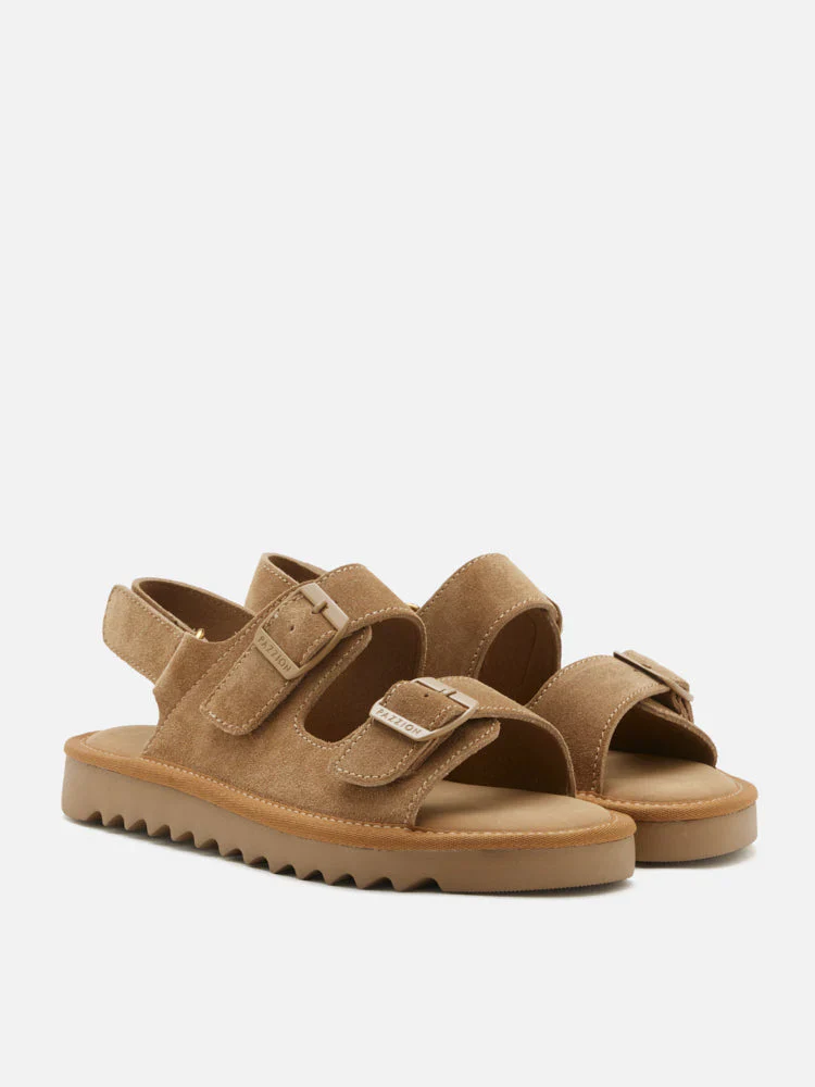 Oriolle Suede Platform Slingback Sandals - Image 8