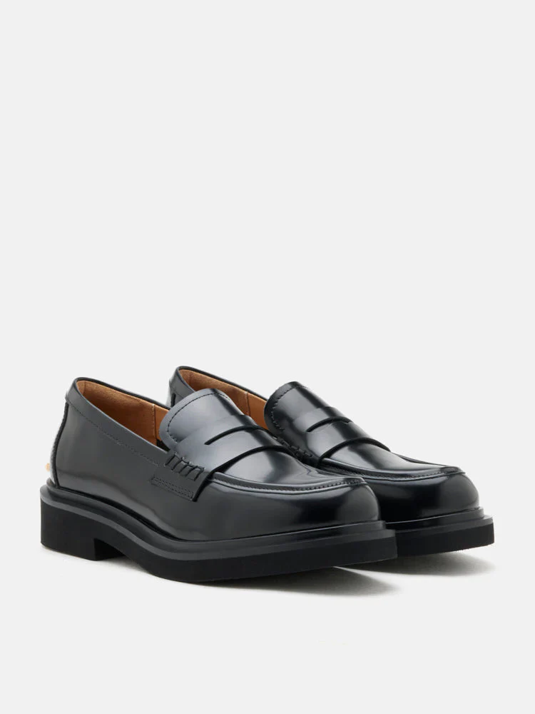Finn Studded Heel Penny Loafers - Image 10
