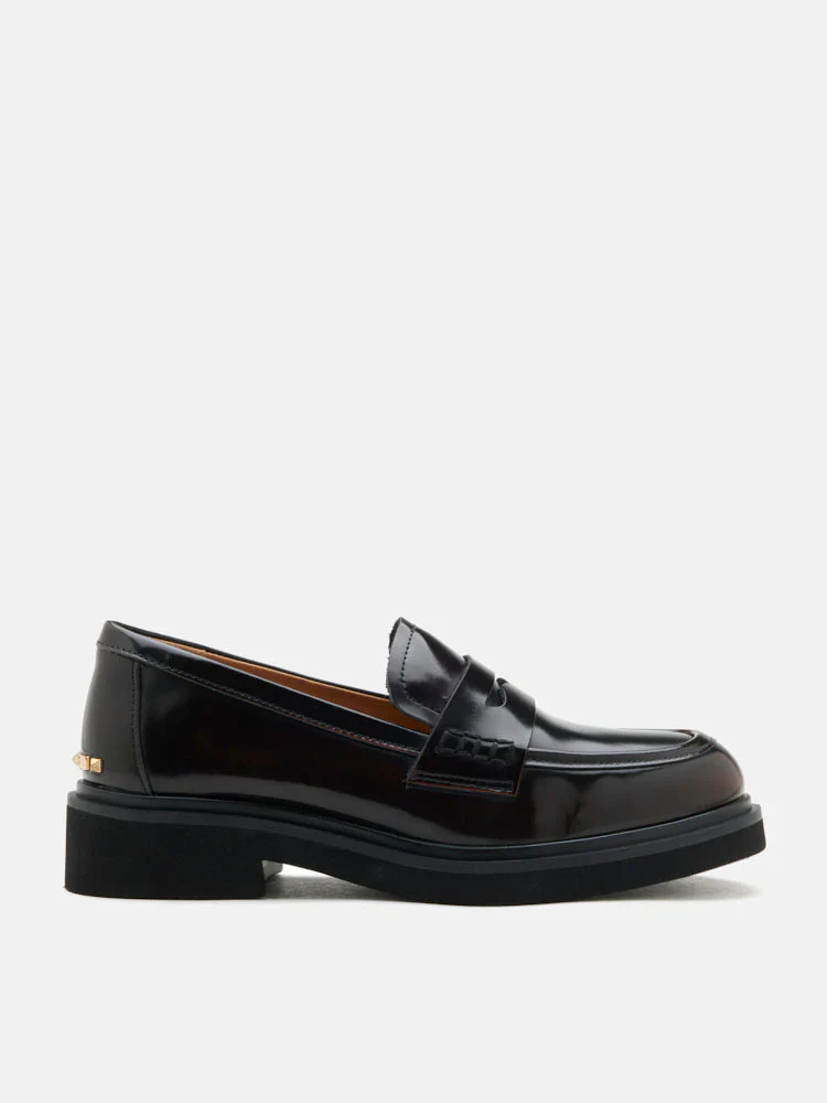 Finn Studded Heel Penny Loafers - Image 5