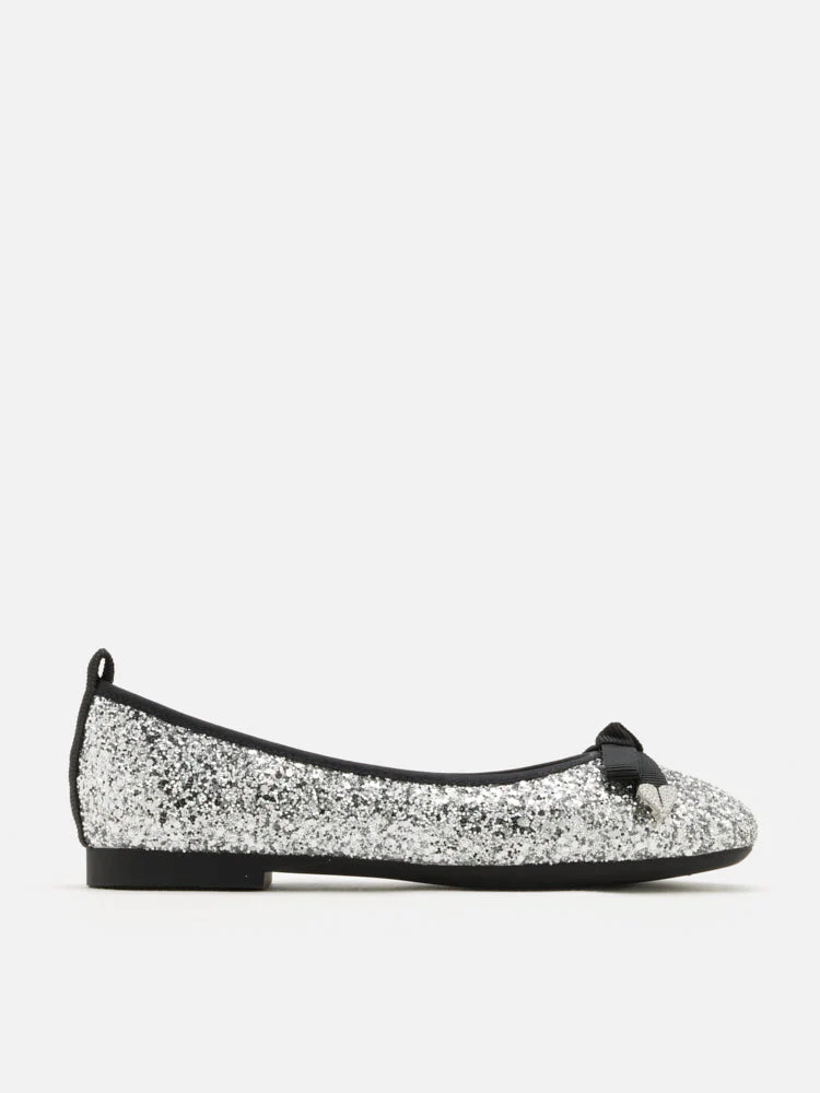 Astoria Glitter Bow Flats - Image 4