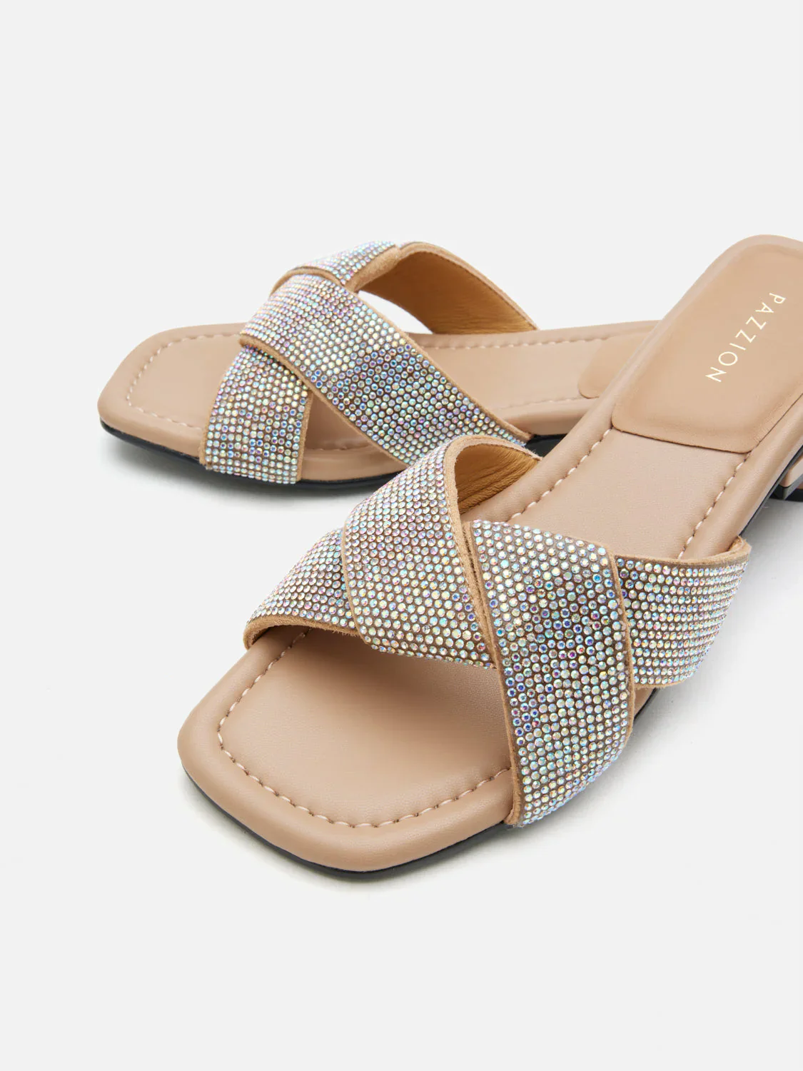 Xaviera Crystal Twist Slides - Image 3