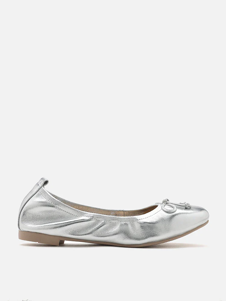 Avery Bow Covered Flats - Image 5