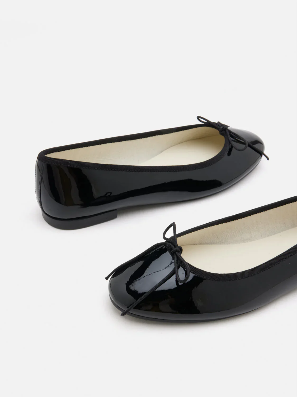 Belmara Bow-Tied Leather Ballet Flats - Image 10