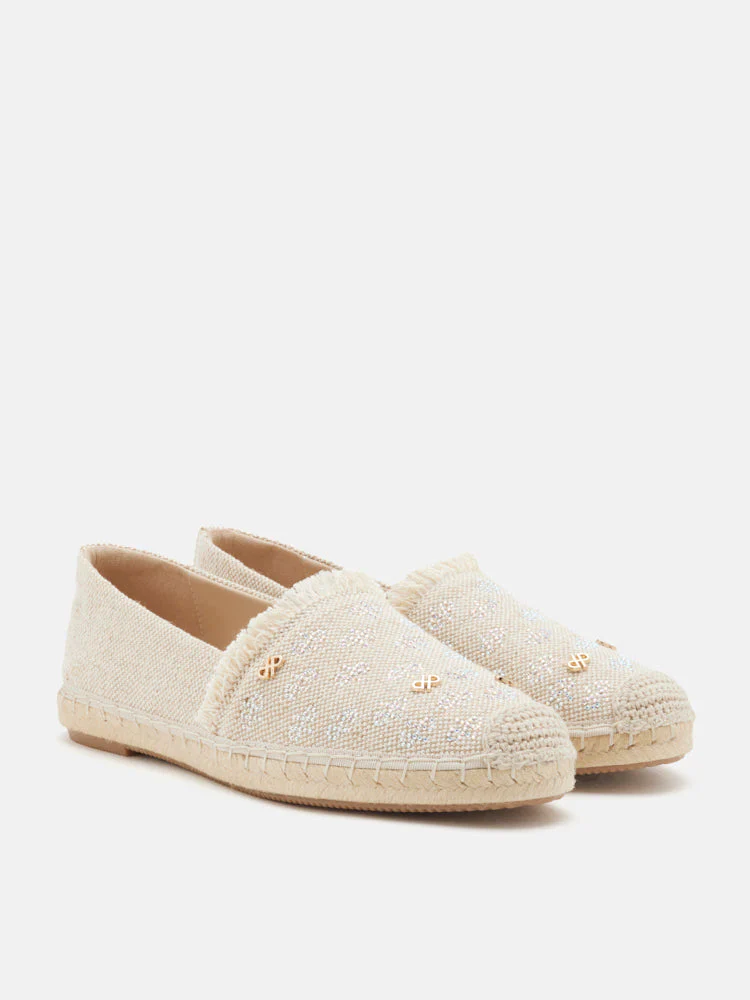 Maggie Monogram Frayed Espadrilles - Image 8