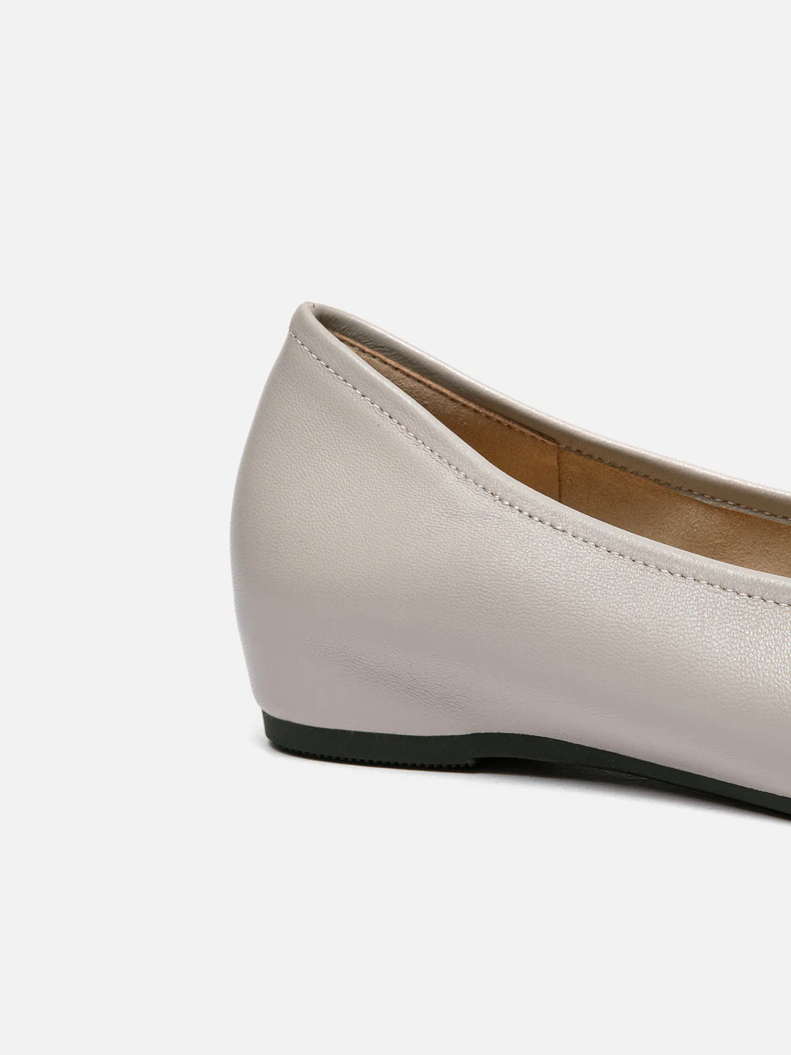 Jovena Floral Embellished Leather Pointed Flats - Image 6