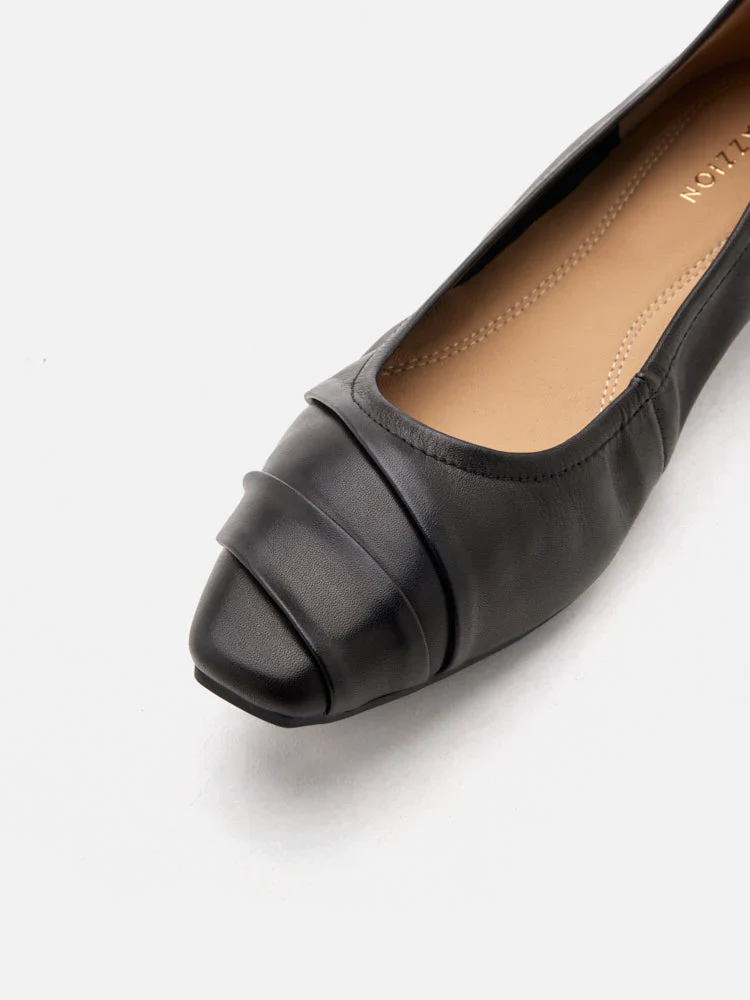 Elie Ruched Padded Flats - Image 11