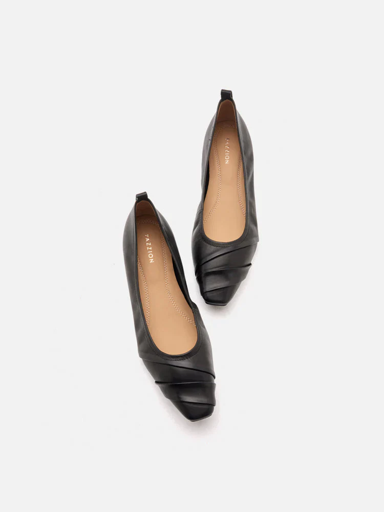 Elie Ruched Padded Flats - Image 15