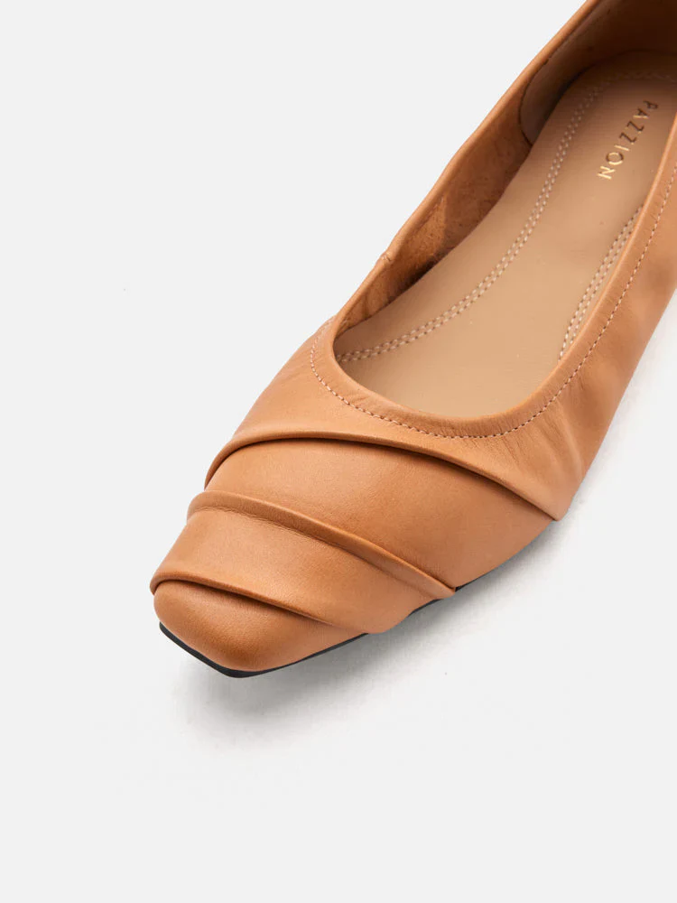 Elie Ruched Padded Flats - Image 3