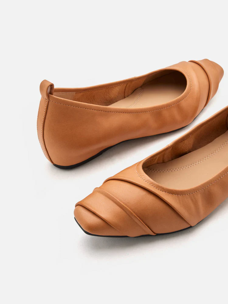 Elie Ruched Padded Flats - Image 6