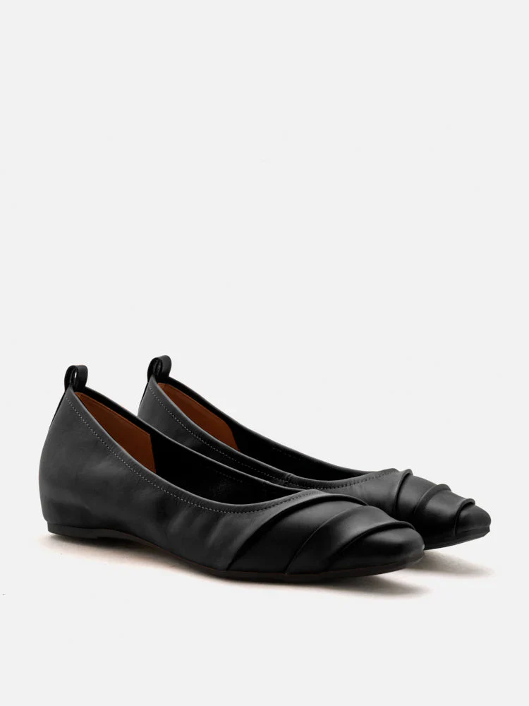 Elie Ruched Padded Flats - Image 9