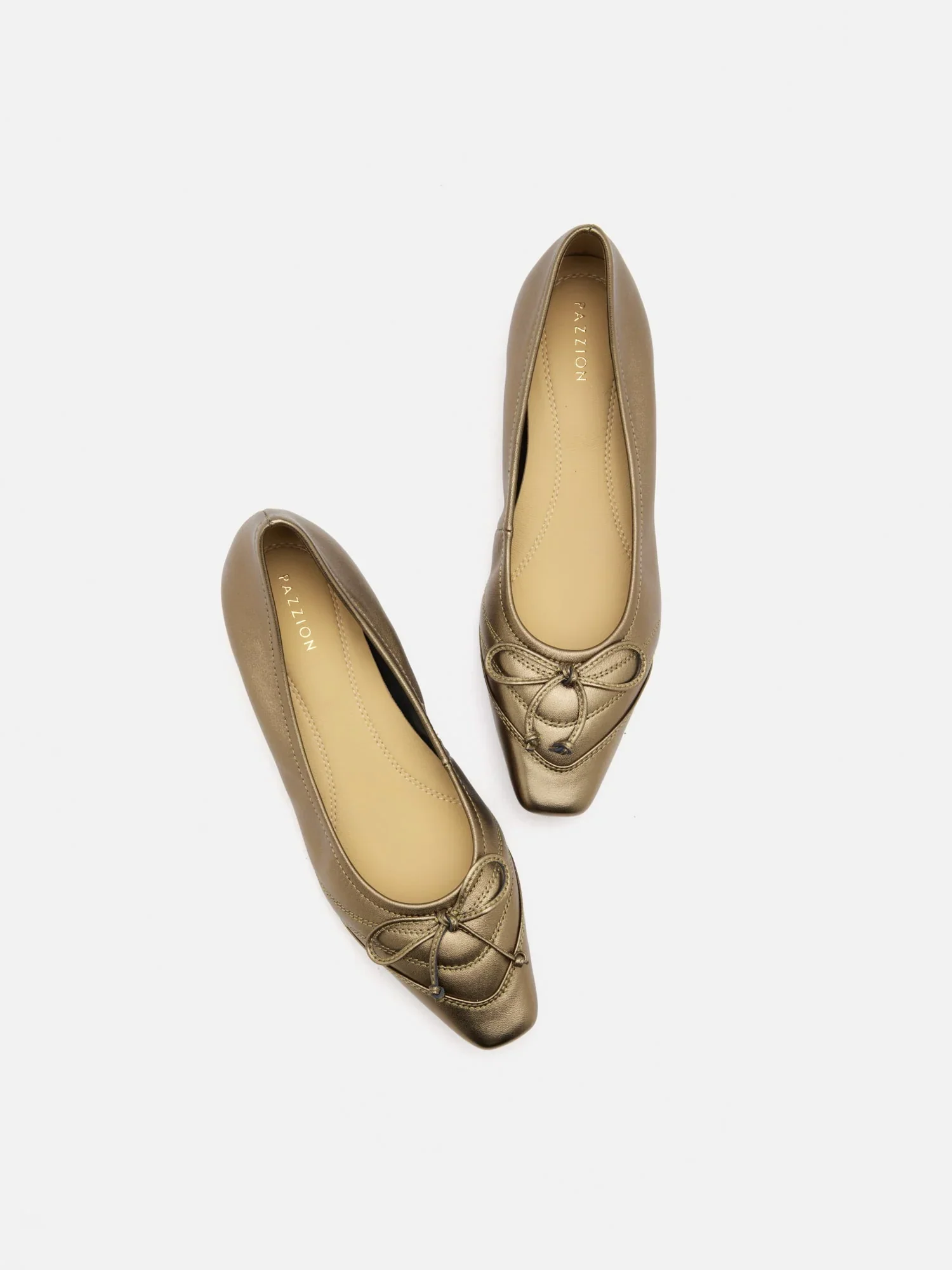 Iridelle Bow Leather Flats - Image 13
