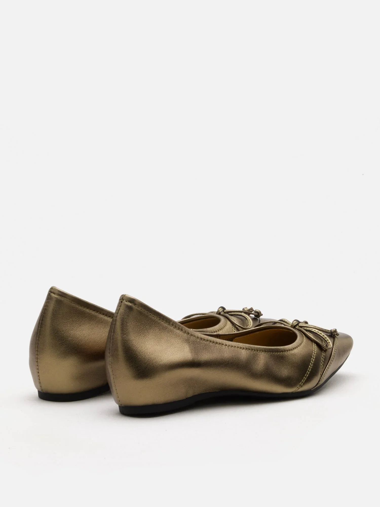 Iridelle Bow Leather Flats - Image 14