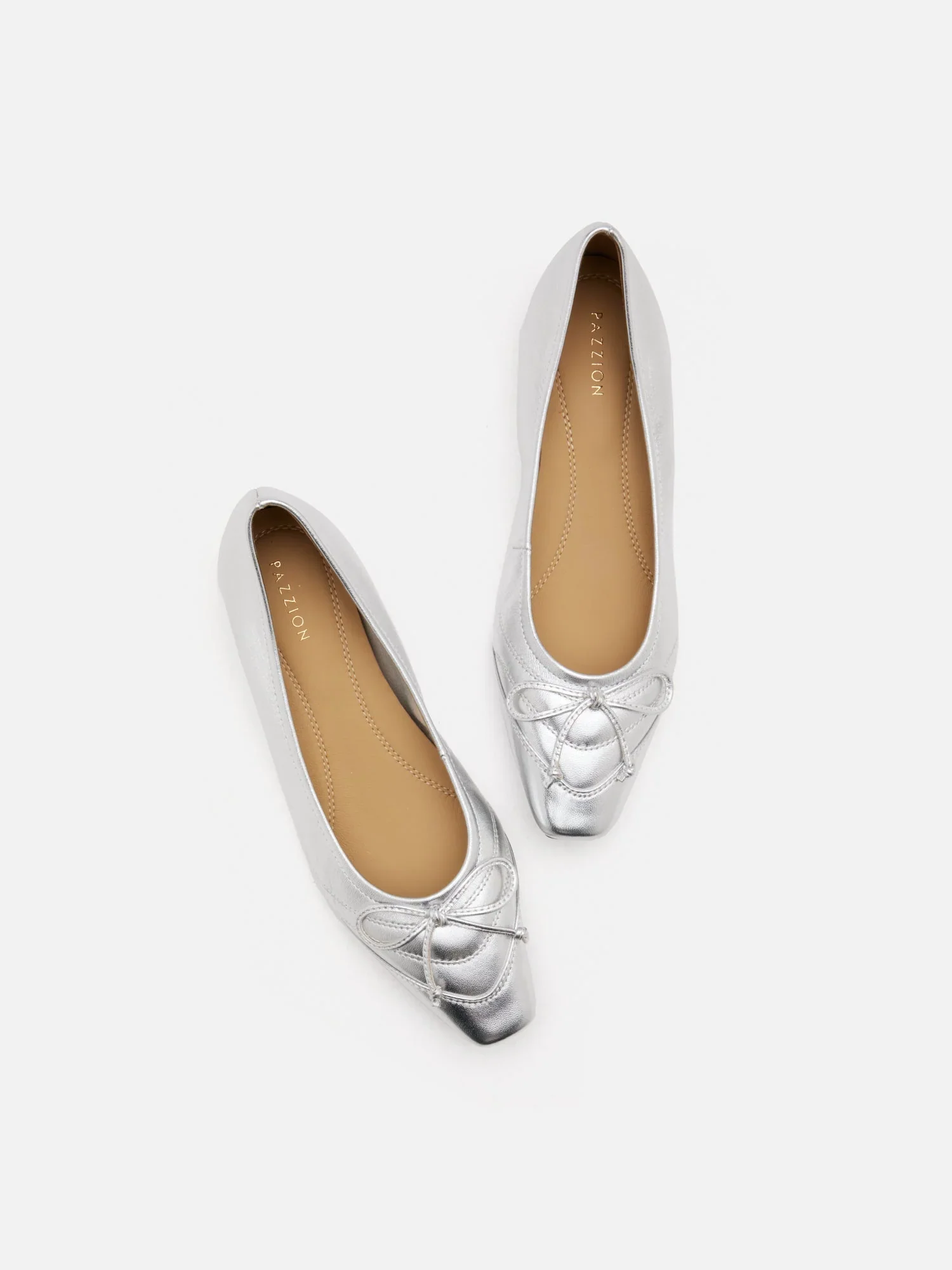 Iridelle Bow Leather Flats - Image 6