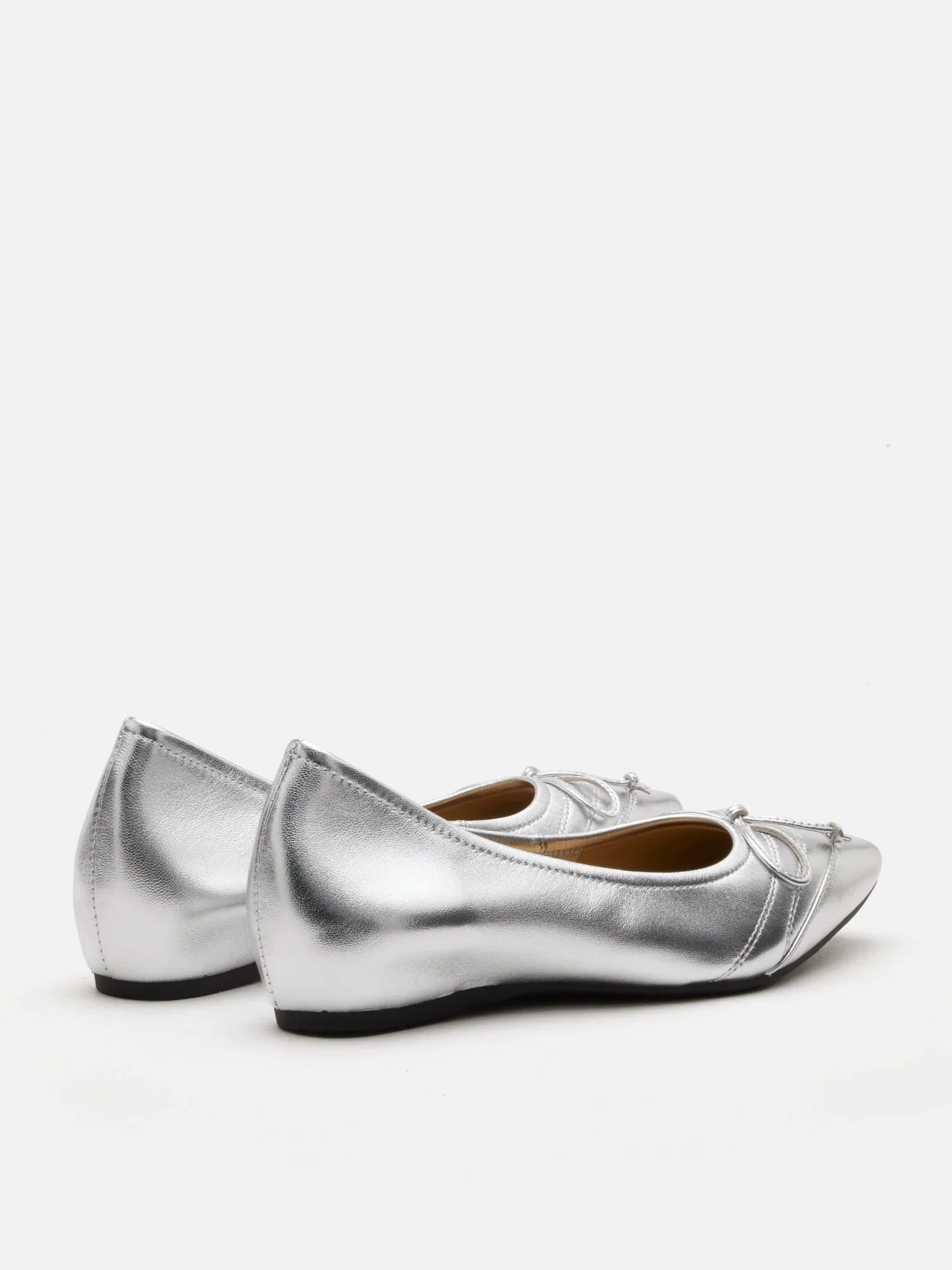 Iridelle Bow Leather Flats - Image 7