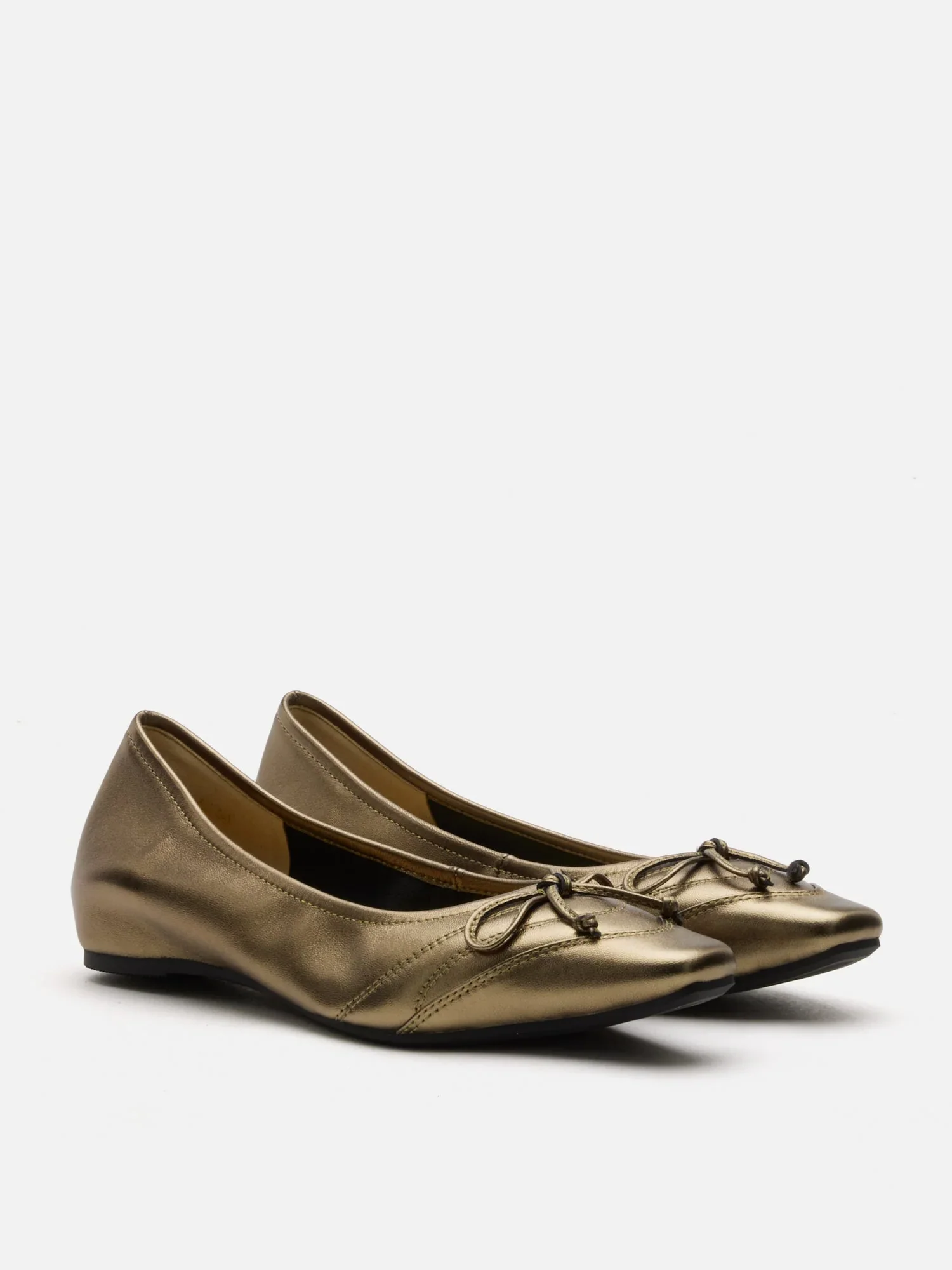 Iridelle Bow Leather Flats - Image 8
