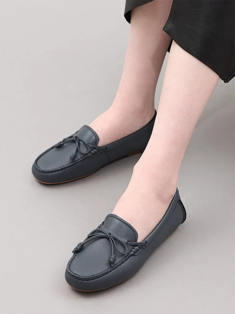 Aria Bow Knot Moccasins - Image 10