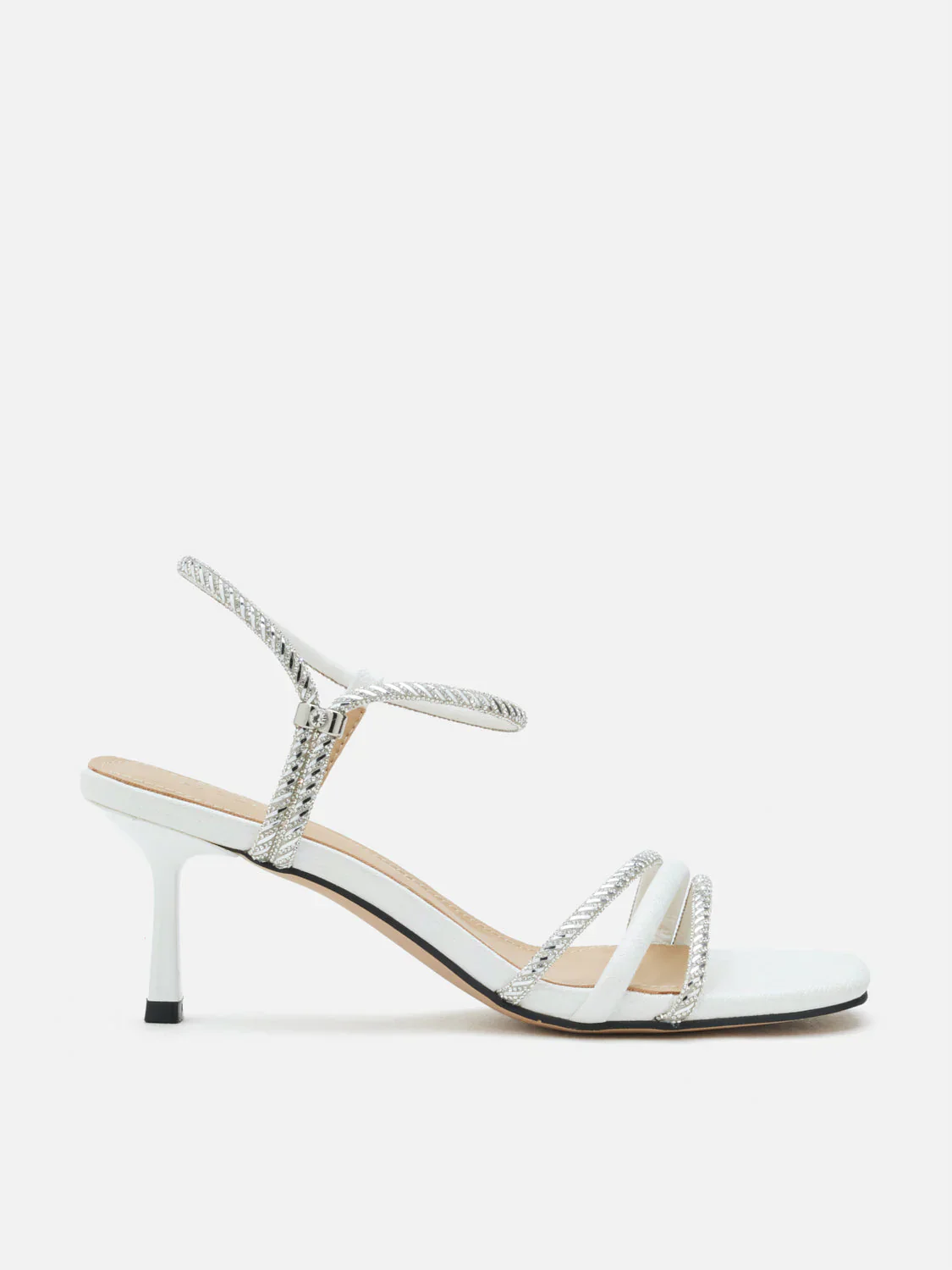 Quinella Crystal Embellished Sandal Heels - Image 10