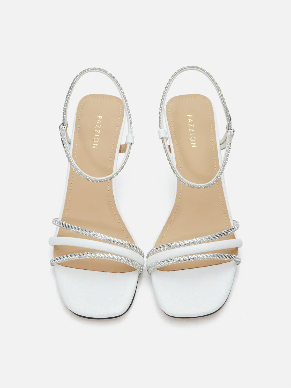 Quinella Crystal Embellished Sandal Heels - Image 11