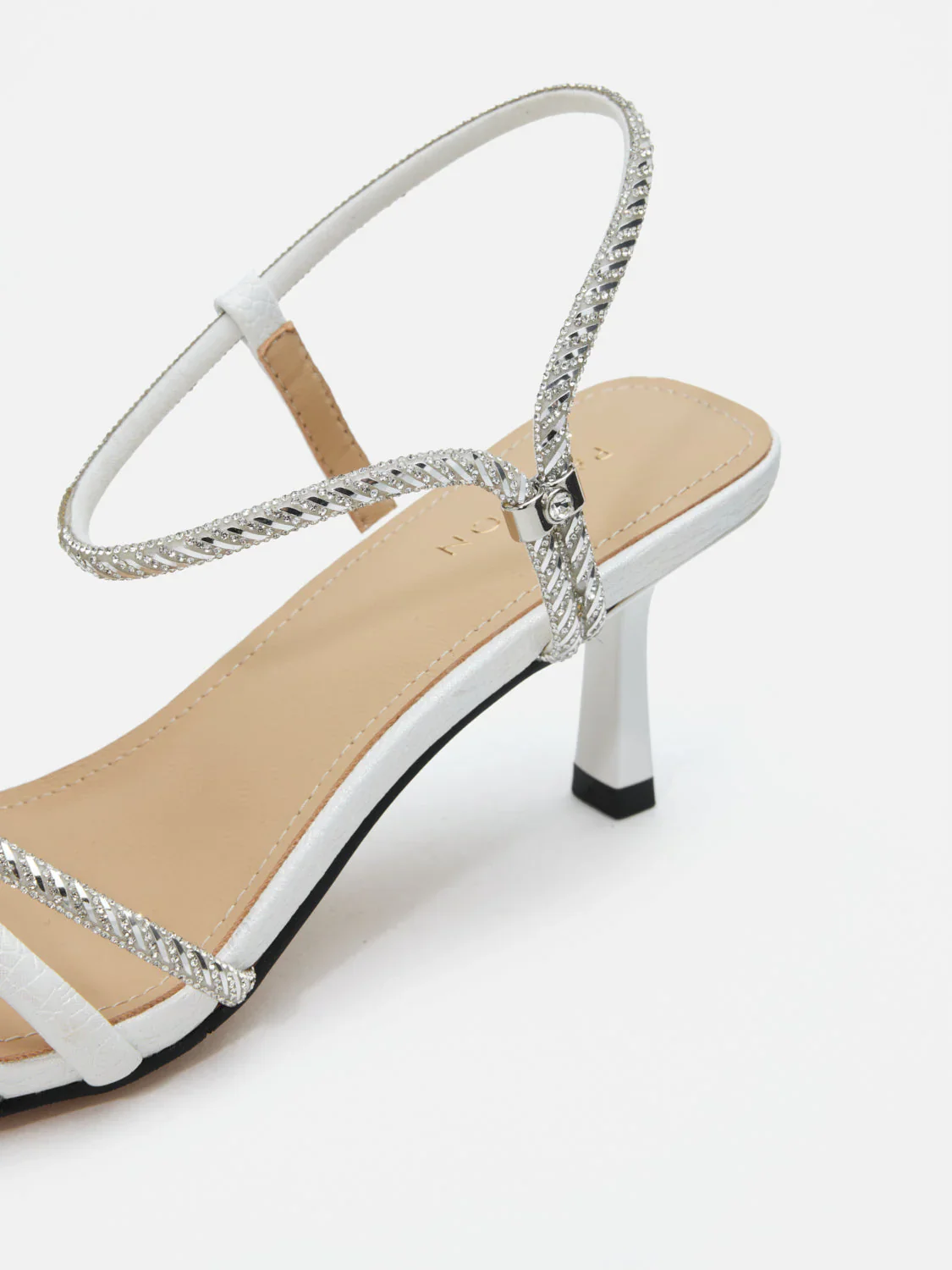 Quinella Crystal Embellished Sandal Heels - Image 12