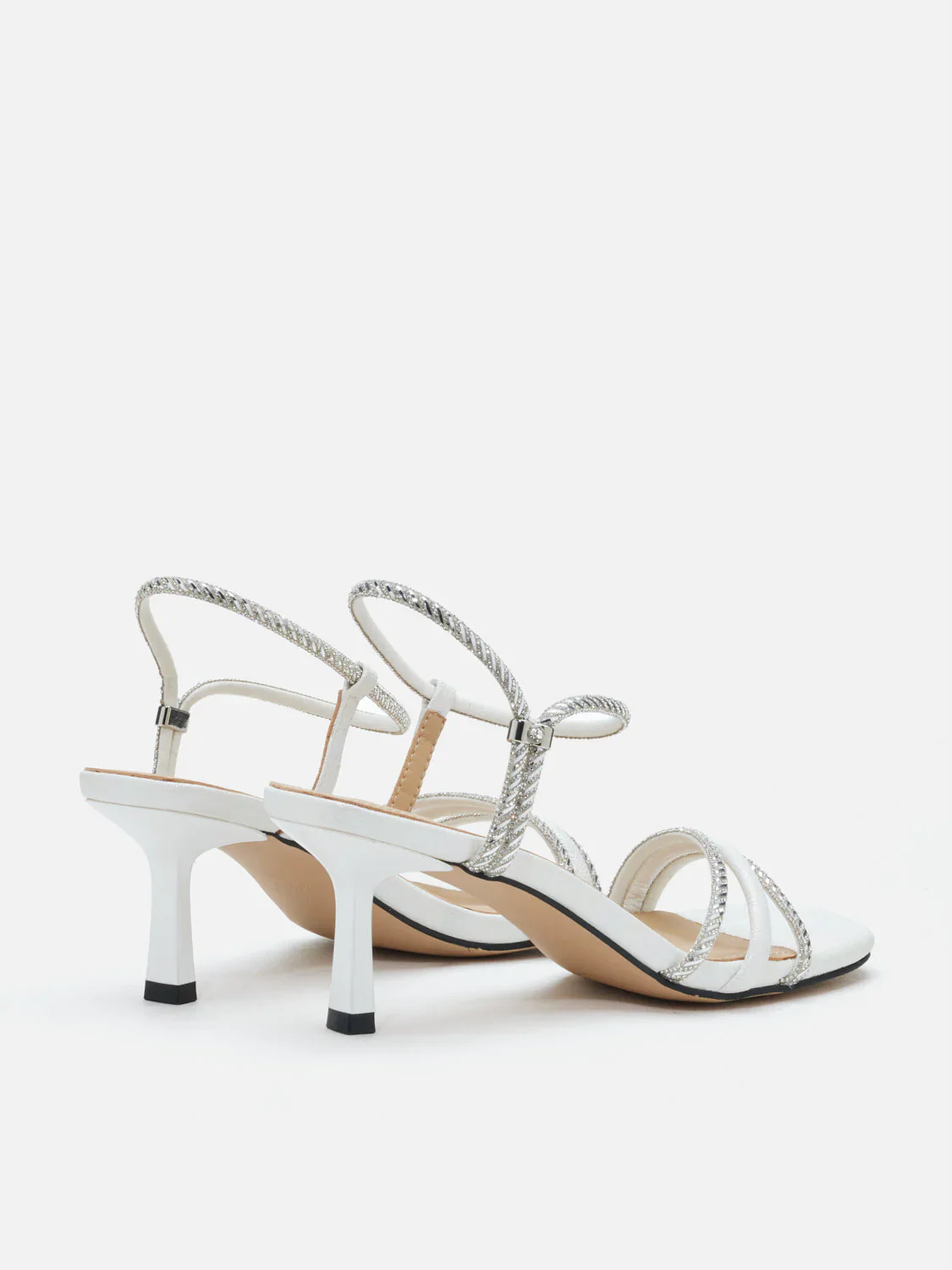 Quinella Crystal Embellished Sandal Heels - Image 13