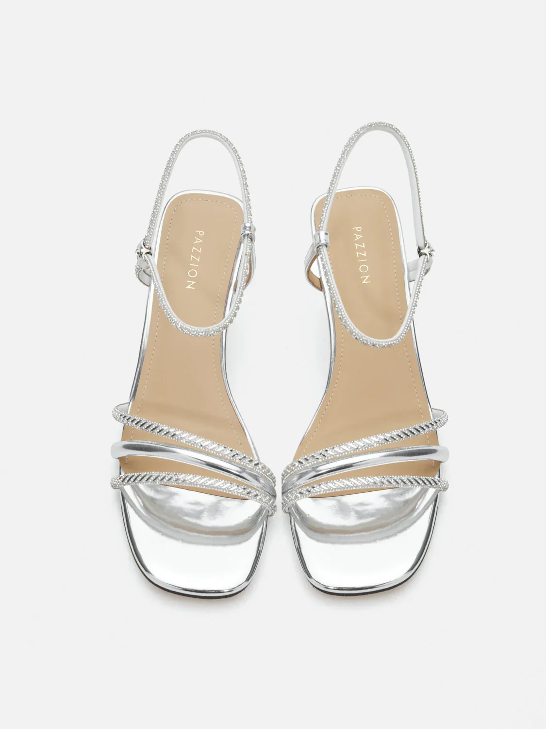 Quinella Crystal Embellished Sandal Heels - Image 6