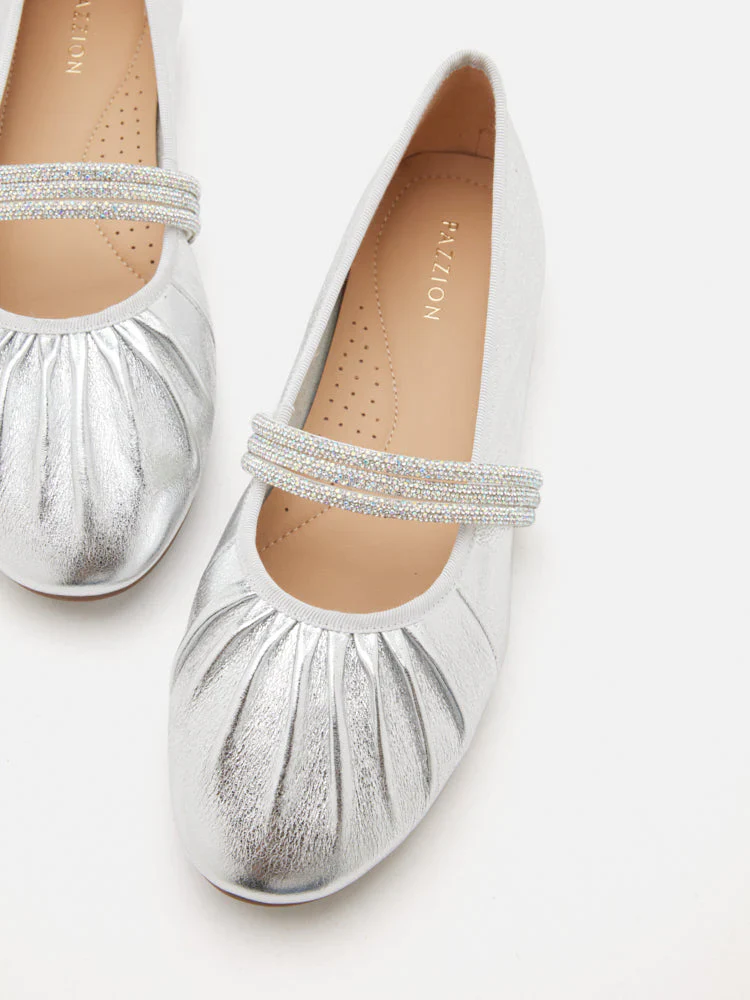 Sarto Crystal Embellished Strapped Mary Janes - Image 10