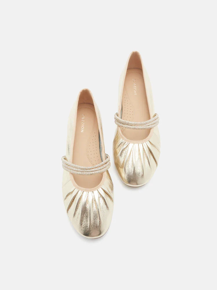 Sarto Crystal Embellished Strapped Mary Janes - Image 6