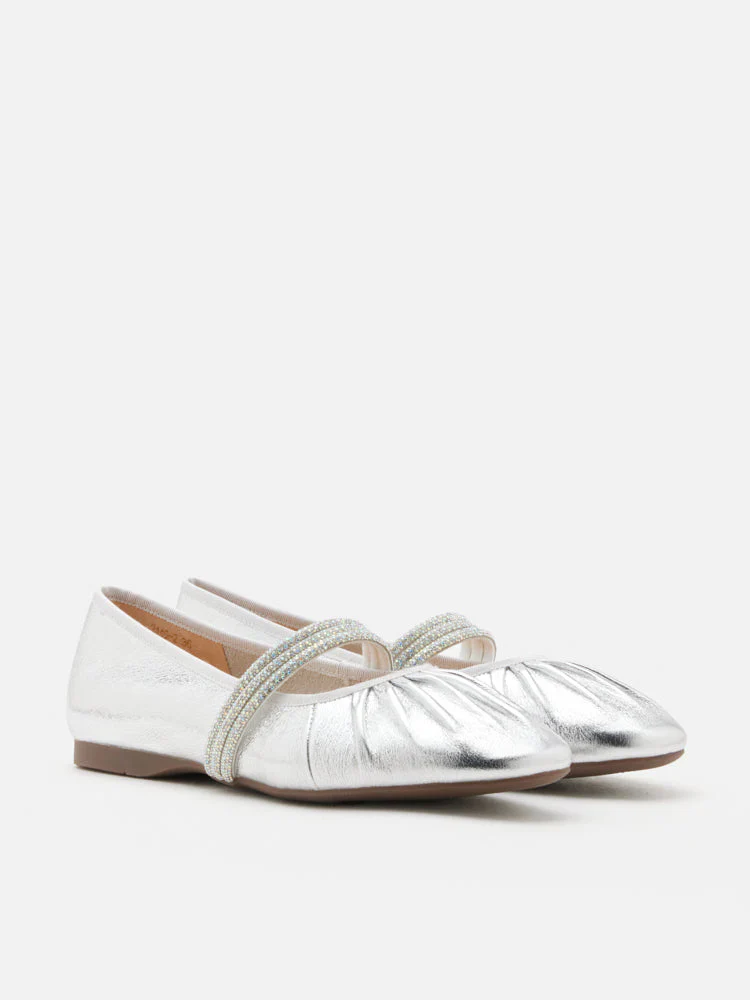 Sarto Crystal Embellished Strapped Mary Janes - Image 8