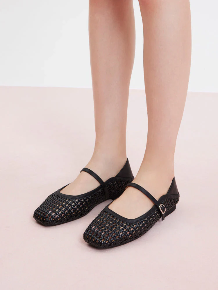 Leonie Woven Mary Janes - Image 9