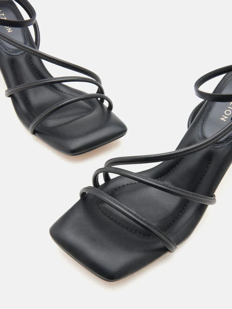 Lena Pillow Strappy Heels - Image 10