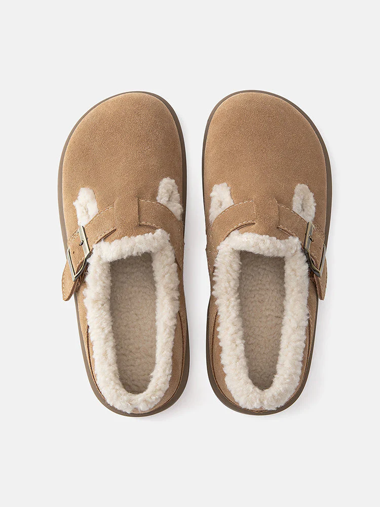 Monique Fur-Trim Buckled Loafers - Image 13