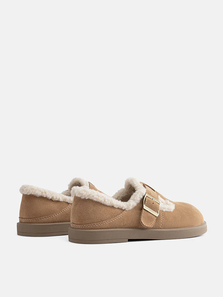 Monique Fur-Trim Buckled Loafers - Image 15