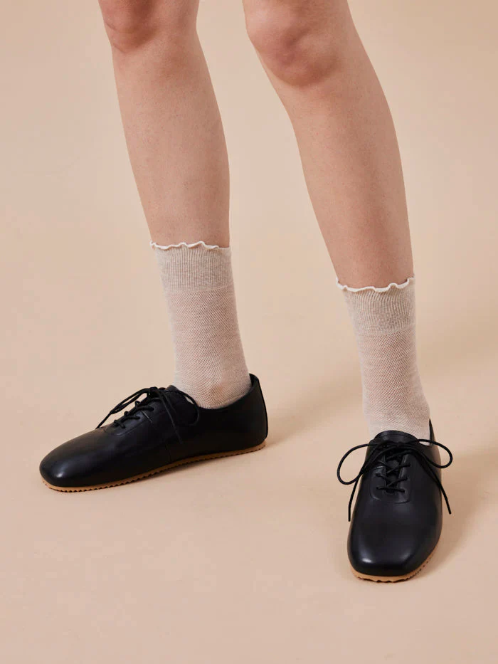 Arden Classic Lace-Up Flats - Image 9