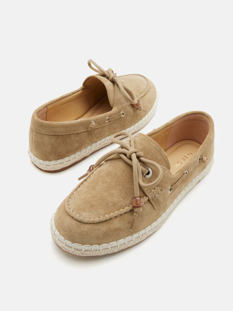 Misha Suede Espadrille Loafers - Image 3
