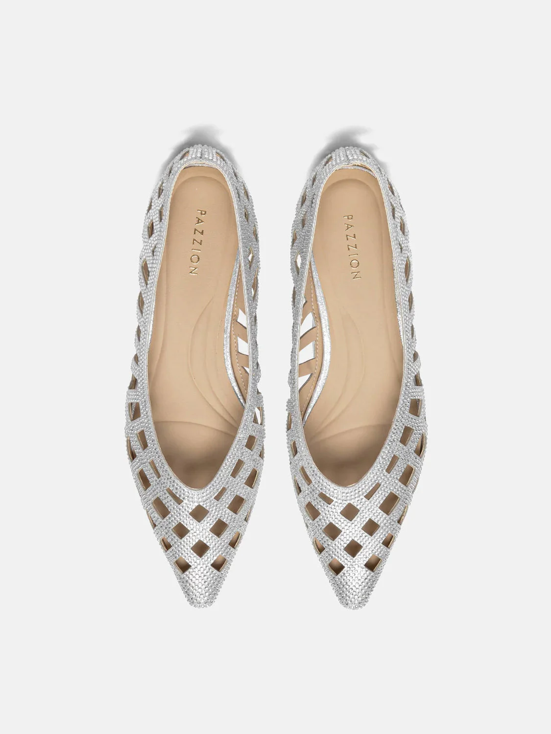 Pavienne Crystal Woven Flats - Image 15