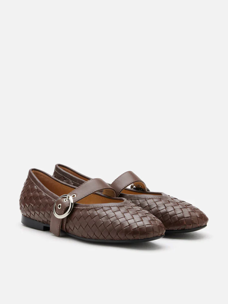 Marin Woven Mary Jane Flats