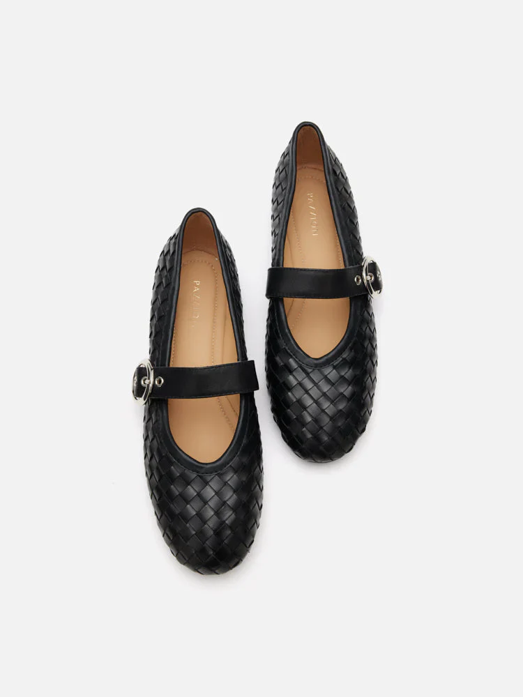 Marin Woven Mary Jane Flats - Image 13
