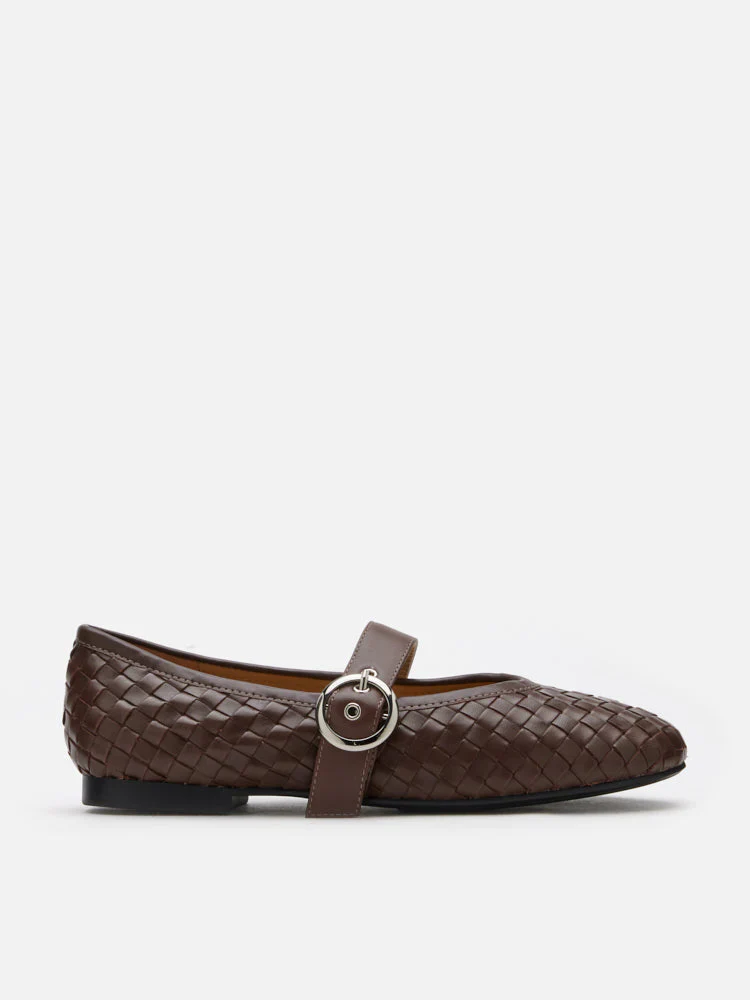 Marin Woven Mary Jane Flats - Image 4