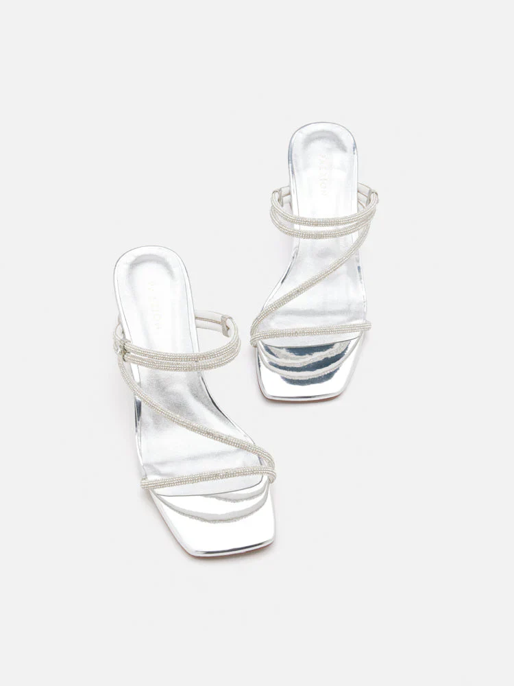 Lola Crystal Strap Wedges - Image 14