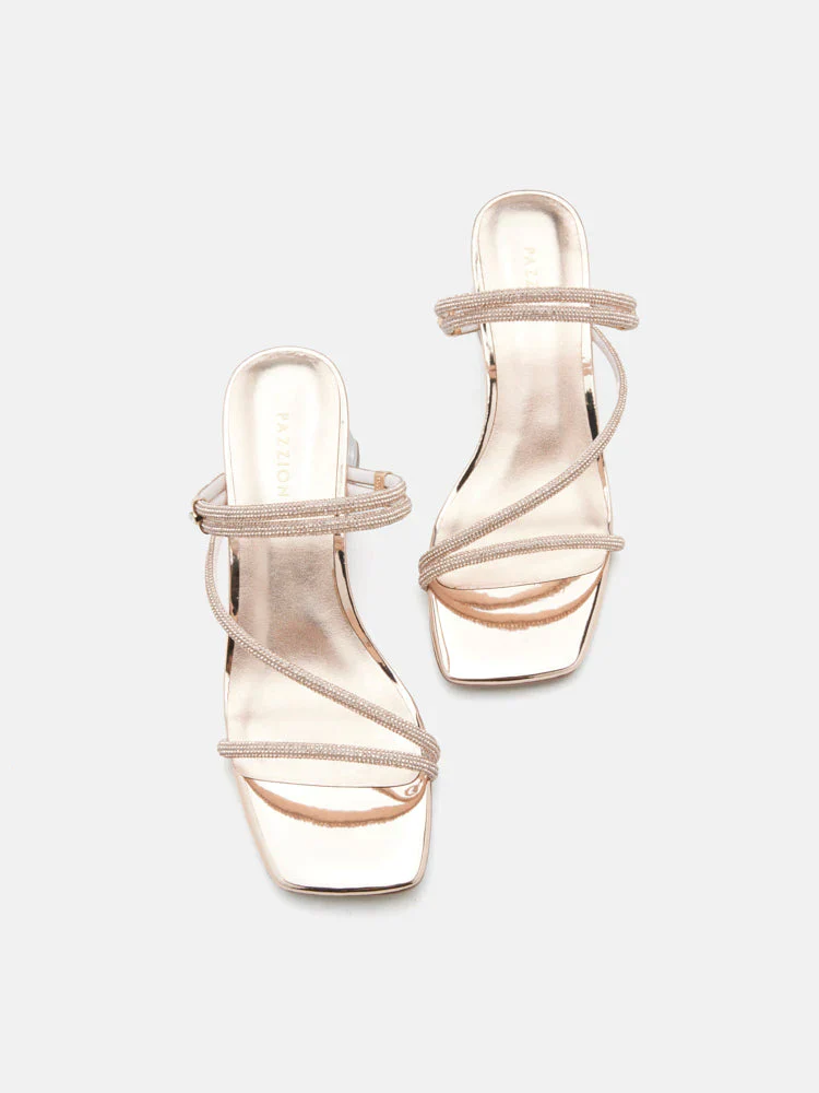 Lola Crystal Strap Wedges - Image 6