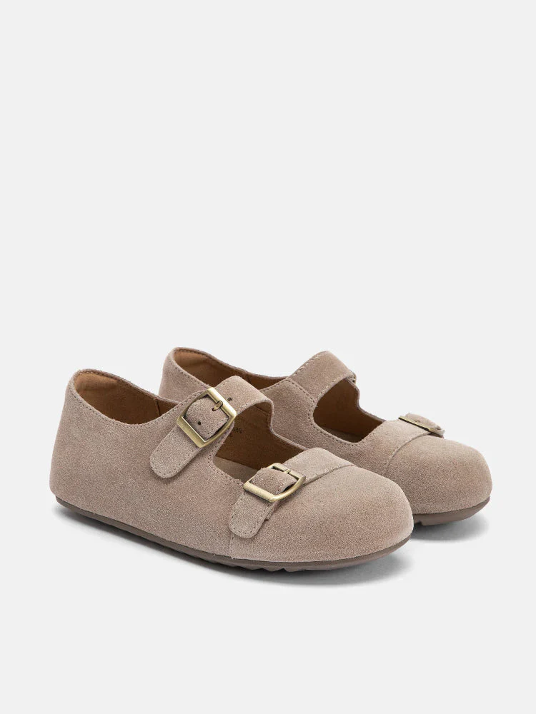 Dora Suede Mary Janes