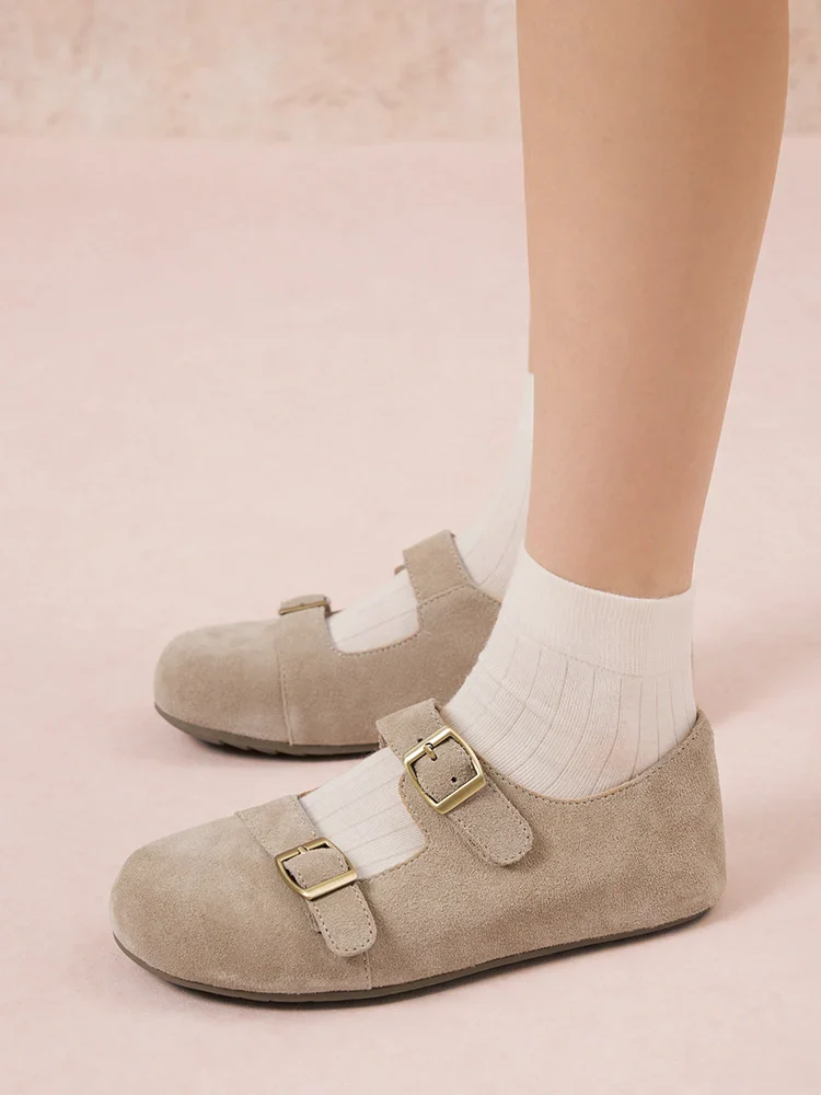 Dora Suede Mary Janes - Image 2