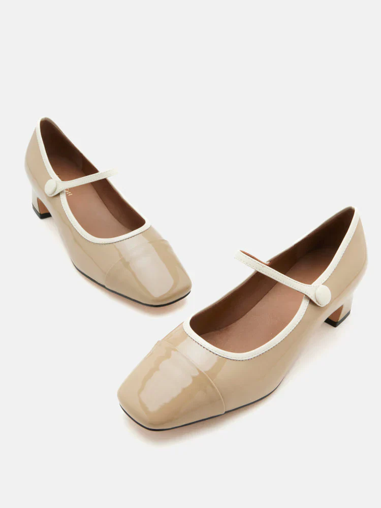 Mirra Patent Leather Mary Jane Heels - Image 3