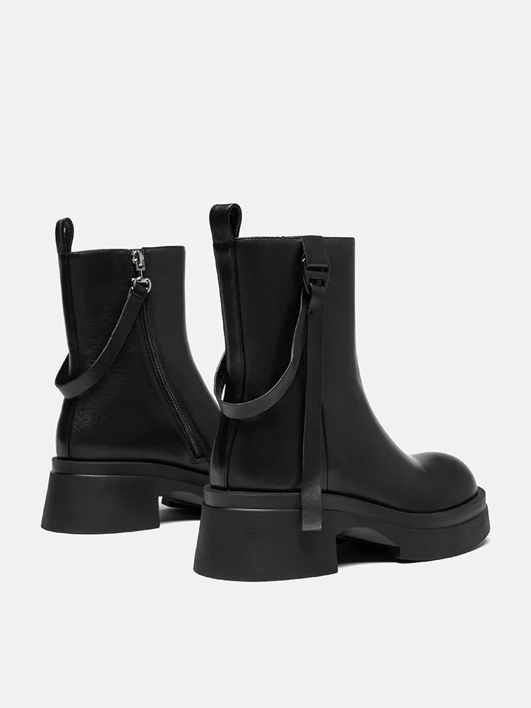 Rota Leather Ankle Boots - Image 9