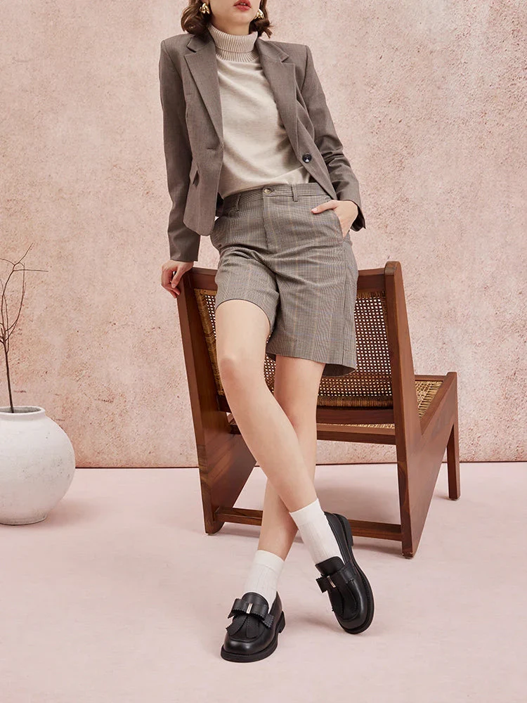 Thea Brogue Bow Loafers - Image 12