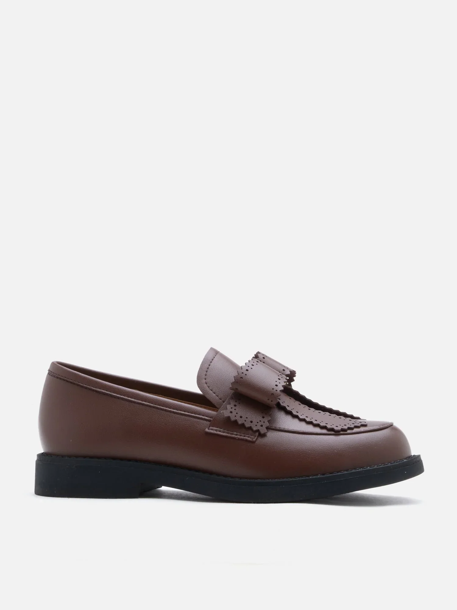Thea Brogue Bow Loafers - Image 4
