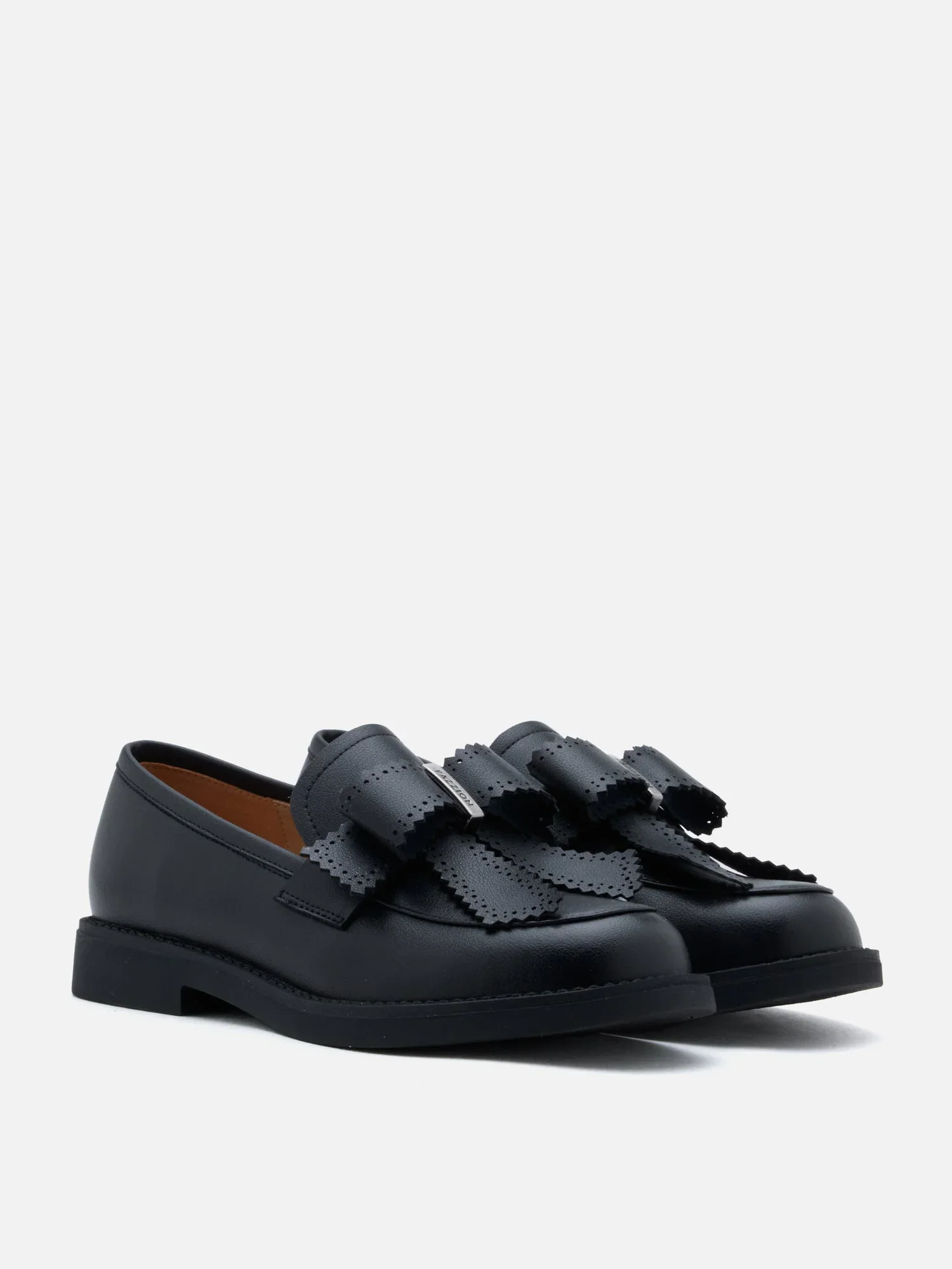 Thea Brogue Bow Loafers - Image 8