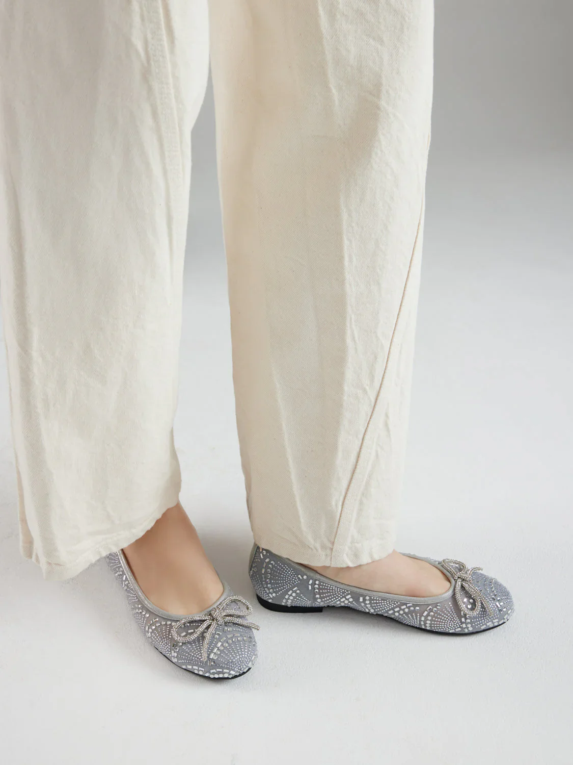 Celeska Crystal Bow Flats - Image 9