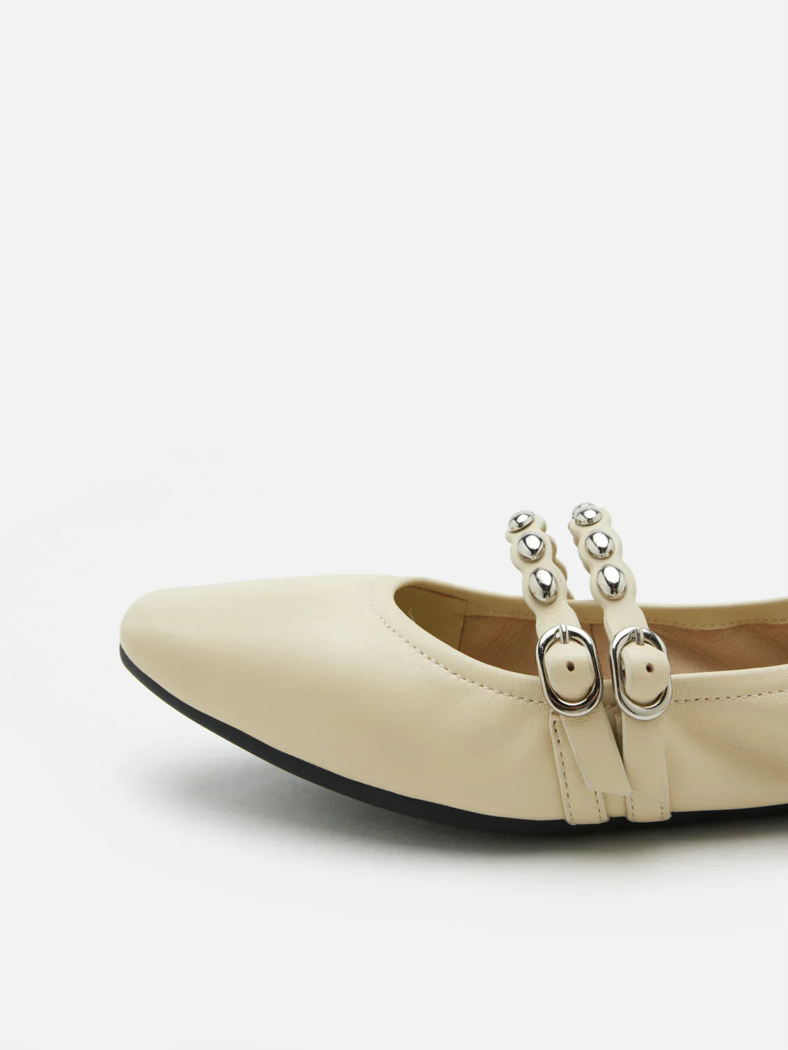 Sydney Studded Double Strap Flats - Image 3